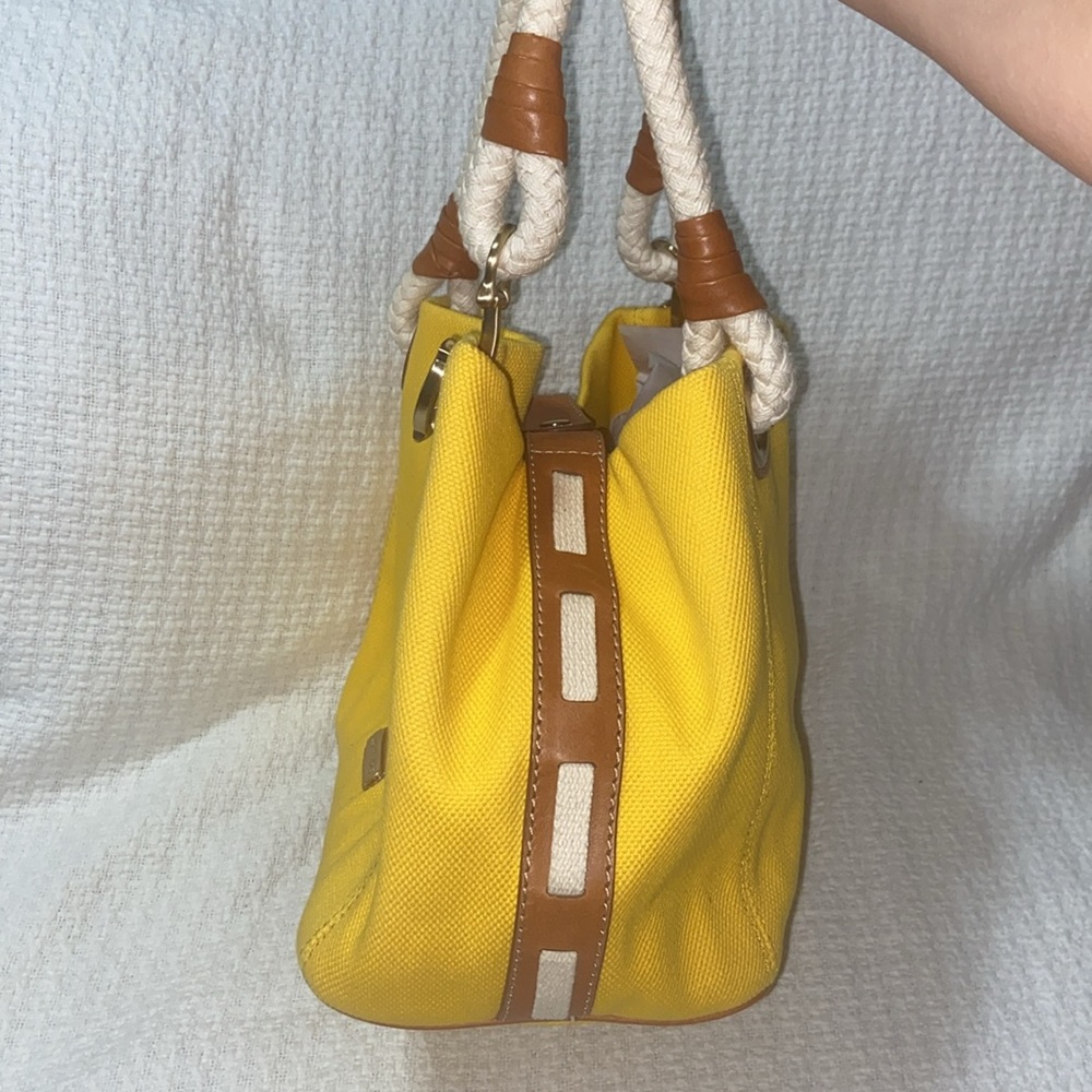 RARE Like new MICHAEL KORS Anchor, Marina Canvas Nautical bag - Picture 4 of 16